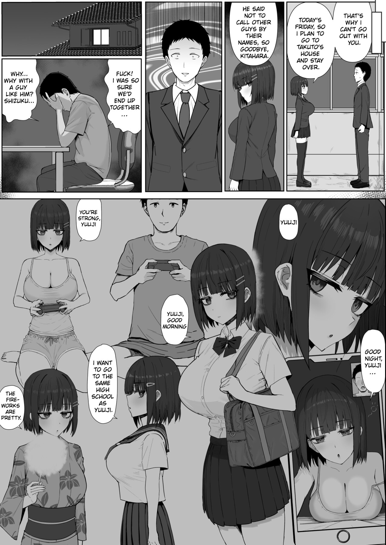 Hentai Manga Comic-My Expressionless Childhood Friend Was Snatched Away by a Creepy Otaku and Was Having Lovey-Dovey Tongue-Kissing Sex-Read-20